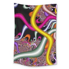 Fractal Roots Large Tapestry by Simbadda