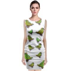 Birds Classic Sleeveless Midi Dress by Valentinaart