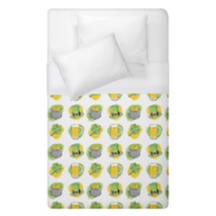 St Patrick s Day Background Symbols Duvet Cover (single Size) by Simbadda