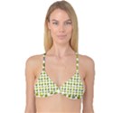 St Patrick S Day Background Symbols Reversible Tri Bikini Top View1