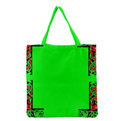 Decorative Corners Grocery Tote Bag by Simbadda