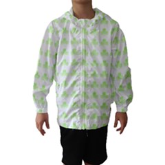 Shamrock Irish St Patrick S Day Hooded Wind Breaker (kids) by Simbadda