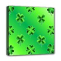 Shamrock Green Pattern Design Mini Canvas 8  x 8  View1