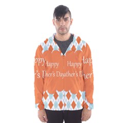 Happy Father Day  Hooded Wind Breaker (men)