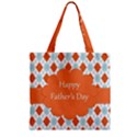 happy Father Day  Zipper Grocery Tote Bag View1