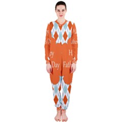 Happy Father Day  Onepiece Jumpsuit (ladies)  by Simbadda