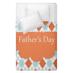 Happy Father Day  Duvet Cover Double Side (single Size) by Simbadda