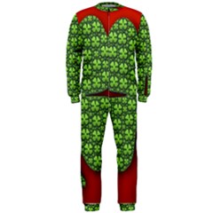 Shamrock Irish Ireland Clover Day Onepiece Jumpsuit (men) 