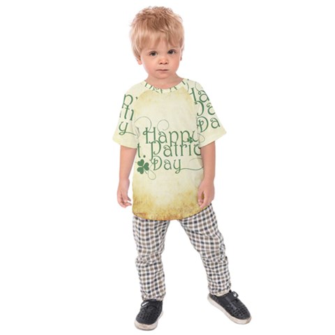 Irish St Patrick S Day Ireland Kids  Raglan Tee by Simbadda