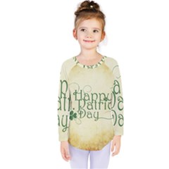 Irish St Patrick S Day Ireland Kids  Long Sleeve Tee