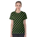 St Patrick S Day Background Women s Cotton Tee View1