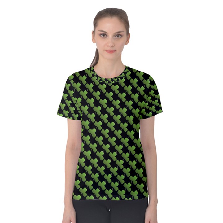 St Patrick S Day Background Women s Cotton Tee