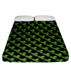 St Patrick S Day Background Fitted Sheet (queen Size)