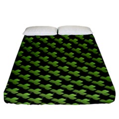 St Patrick S Day Background Fitted Sheet (king Size)