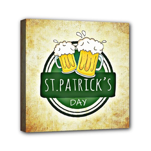 Irish St Patrick S Day Ireland Beer Mini Canvas 6  X 6  by Simbadda