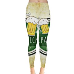 Irish St Patrick S Day Ireland Beer Leggings  by Simbadda