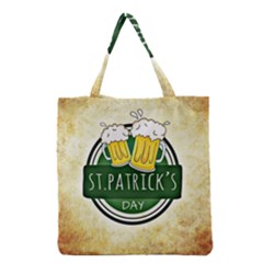 Irish St Patrick S Day Ireland Beer Grocery Tote Bag by Simbadda