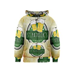 Irish St Patrick S Day Ireland Beer Kids  Zipper Hoodie by Simbadda