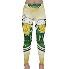 Irish St Patrick S Day Ireland Beer Classic Yoga Leggings by Simbadda