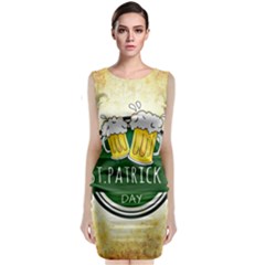 Irish St Patrick S Day Ireland Beer Classic Sleeveless Midi Dress by Simbadda