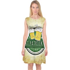 Irish St Patrick S Day Ireland Beer Capsleeve Midi Dress by Simbadda