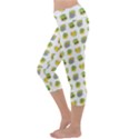 St Patrick S Day Background Symbols Capri Yoga Leggings View2