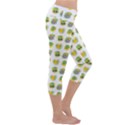 St Patrick S Day Background Symbols Capri Yoga Leggings View3