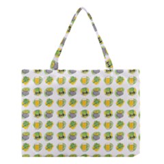 St Patrick S Day Background Symbols Medium Tote Bag by Simbadda