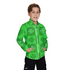 Fabric Shamrocks Clovers Wind Breaker (kids)