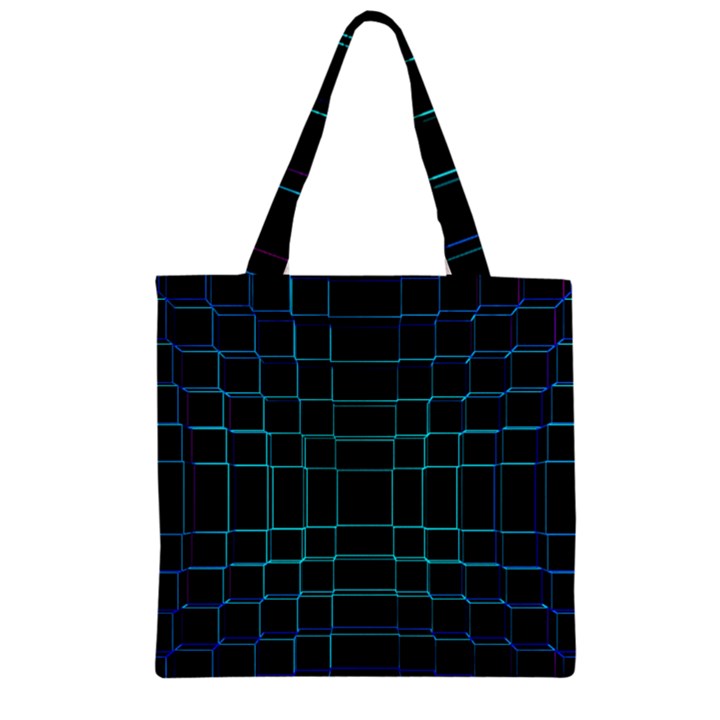 Abstract Adobe Photoshop Background Beautiful Zipper Grocery Tote Bag