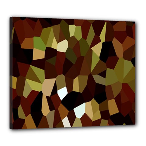 Crystallize Background Canvas 24  X 20  by Simbadda