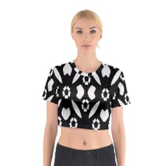 Abstract Background Pattern Cotton Crop Top by Simbadda