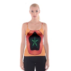 Fractal Flower Spaghetti Strap Top by Simbadda