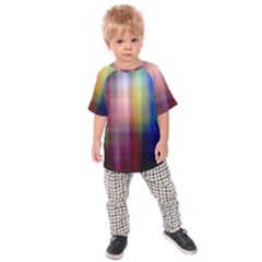 Colorful Abstract Background Kids  Raglan Tee