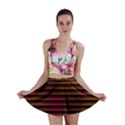 Colorful Venetian Blinds Effect Mini Skirt View1