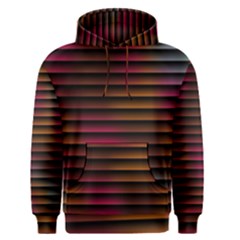 Colorful Venetian Blinds Effect Men s Pullover Hoodie by Simbadda