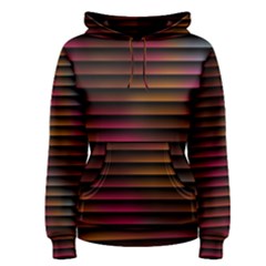 Colorful Venetian Blinds Effect Women s Pullover Hoodie by Simbadda