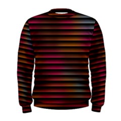 Colorful Venetian Blinds Effect Men s Sweatshirt by Simbadda