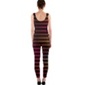 Colorful Venetian Blinds Effect OnePiece Catsuit View2