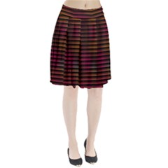 Colorful Venetian Blinds Effect Pleated Skirt by Simbadda