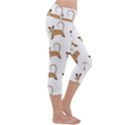 Cute Cats Seamless Wallpaper Background Pattern Capri Yoga Leggings View3