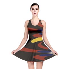 Peacock Abstract Fractal Reversible Skater Dress by Simbadda