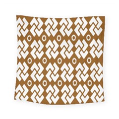 Art Abstract Background Pattern Square Tapestry (small) by Simbadda