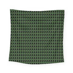 Clovers On Black Square Tapestry (small)