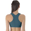 Clovers On Dark Blue Sports Bra View2