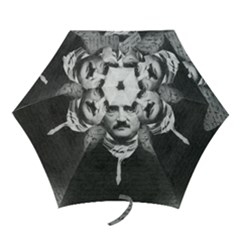 Edgar Allan Poe  Mini Folding Umbrellas by Valentinaart