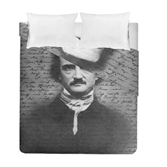 Edgar Allan Poe  Duvet Cover Double Side (full/ Double Size) by Valentinaart