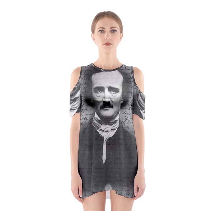 Edgar Allan Poe  Shoulder Cutout One Piece