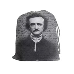 Edgar Allan Poe  Drawstring Pouches (extra Large) by Valentinaart