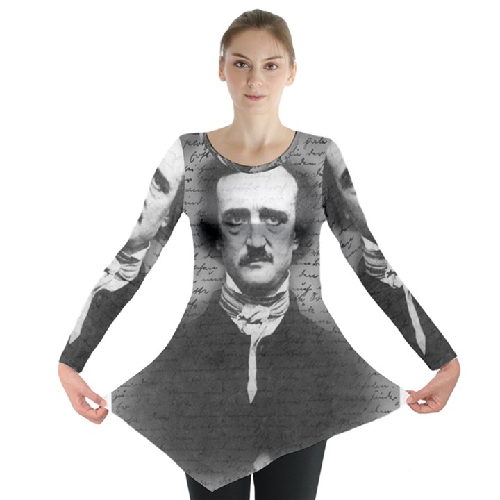 Edgar Allan Poe  Long Sleeve Tunic 